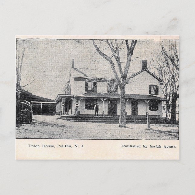 Califon, New-Jersey, Vintag Postkarte (Vorderseite)