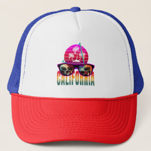 California 80er Retro Truckerkappe