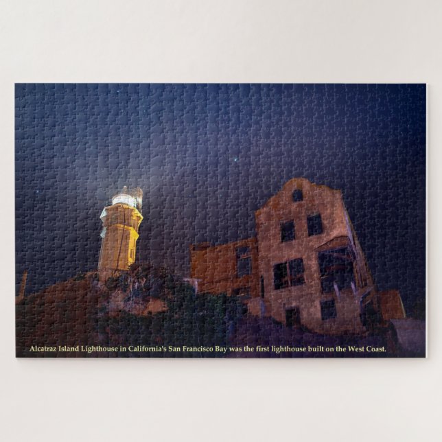 California Alcatraz Island Lighthouse Puzzle (Horizontal)