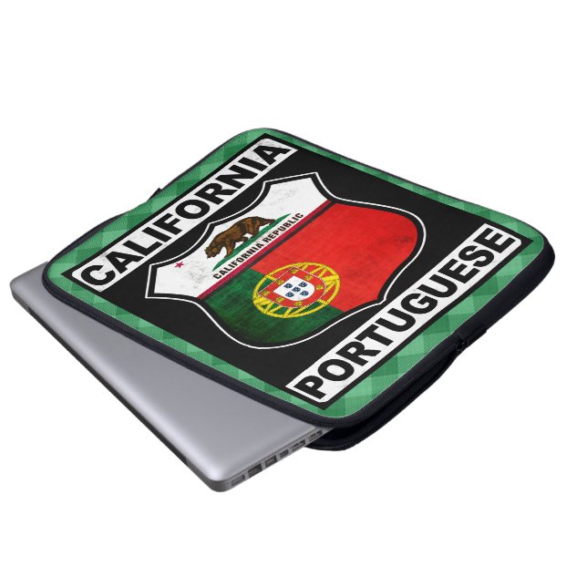 California American Laptop Cover (Vorne Knopf)