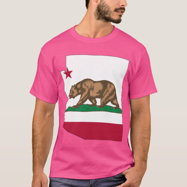 California and Arizona Pride Arizona silhouette wi T-Shirt (Vorderseite)
