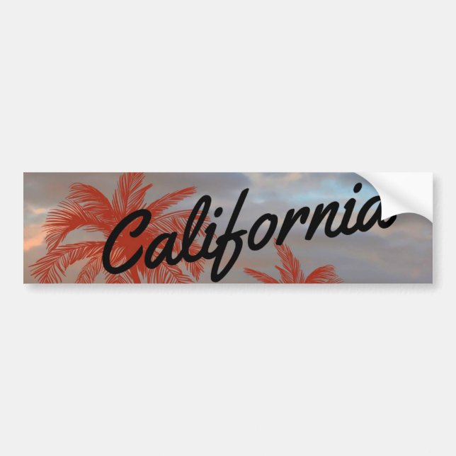 California Autoaufkleber (Vorne)