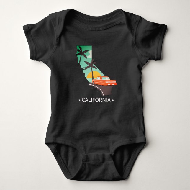 California Baby Bodysuit Baby Strampler (Vorderseite)