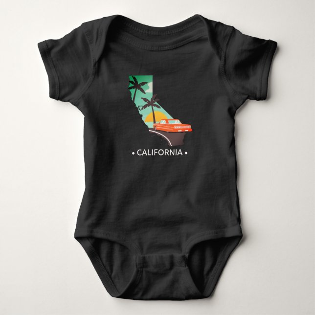 California Baby Bodysuit Strampler (Vorderseite)