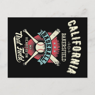 California Bakersfield Baseball Postkarte