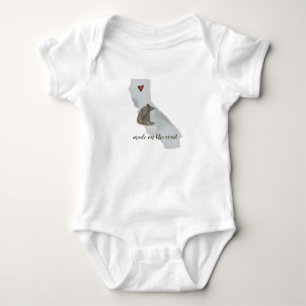 California Bär Baby-Body Baby Strampler