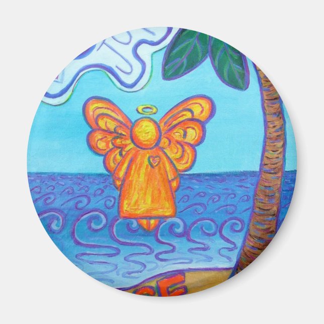 California Beach Angel Magnet (Vorne)