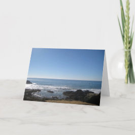 California Beach Blank Grußkarte Karte