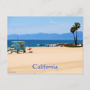 California Beach California Postkarte