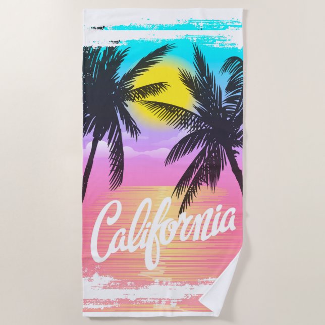 California Beach Handtuch (Vorderseite)