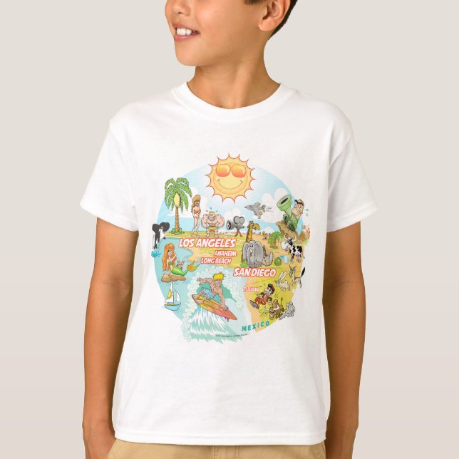 California Beach Life T-Shirt (Vorderseite)
