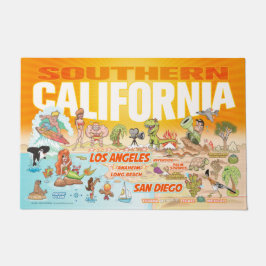 California Beach Paradise Doormat Fußmatte