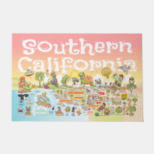California Beach Paradise Doormat