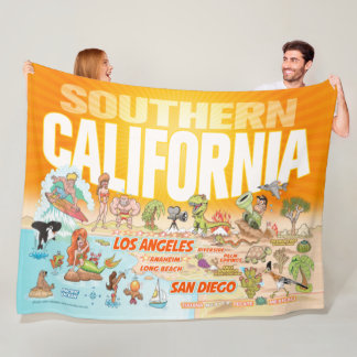 California Beach Paradise Fleecedecke
