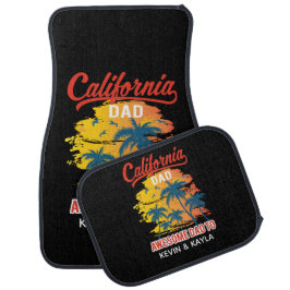 California Beach Summer Life Cooler Vater Autofußmatte