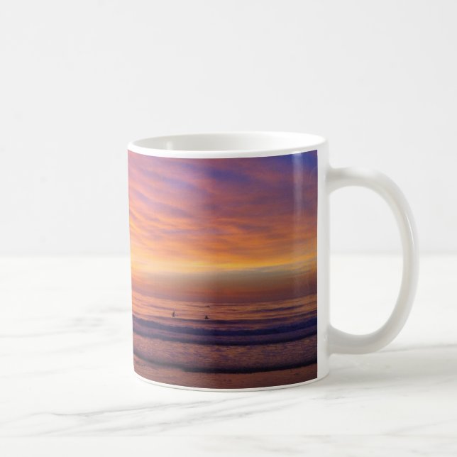 California Beach Sunset Tasse (Rechts)