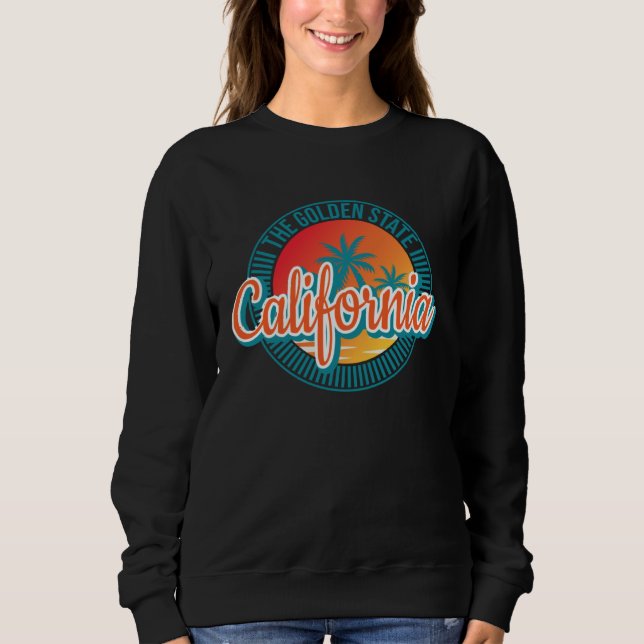 California beach surfing USA woman men children  3 Sweatshirt (Vorderseite)