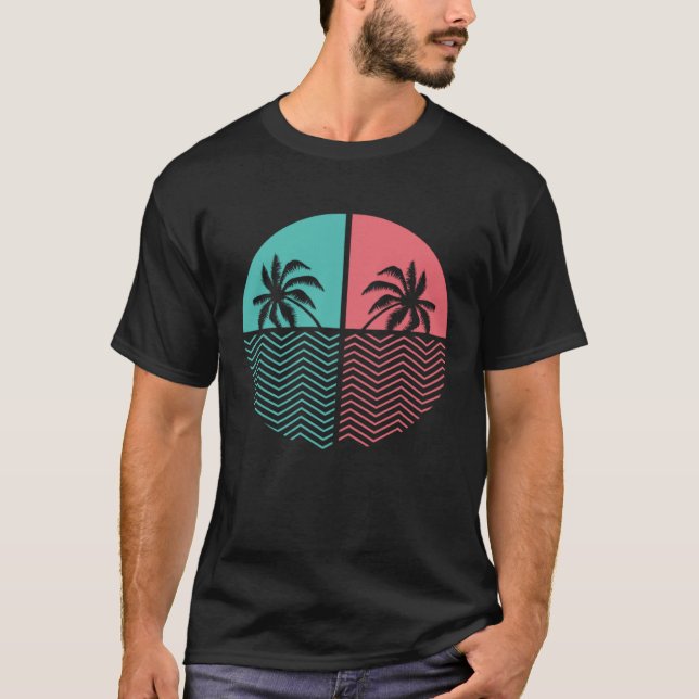 California beach USA woman men children T-Shirt (Vorderseite)