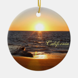 California Beaches Weihnachtsbaum Keramik Ornament