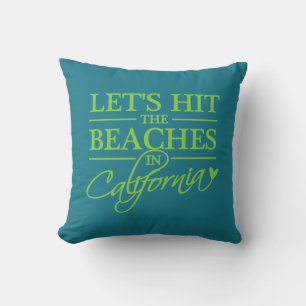 California Beaches Zollpilz Kissen