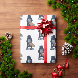 California Bear Golden Staat Geschenkpapier