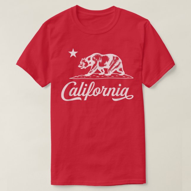 California Bear Staat Side Gift T-Shirt (Design vorne)