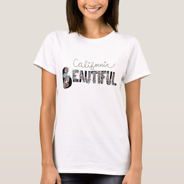 California Beautiful T-Shirt (Vorderseite)