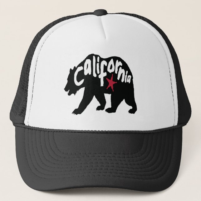 California Big Bear Truckerkappe (Vorderseite)