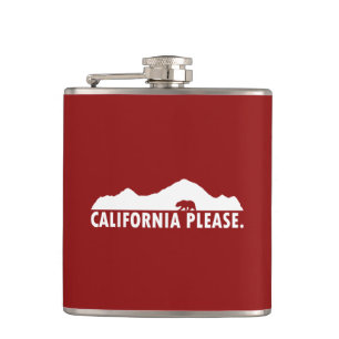 California Bitte Flachmann