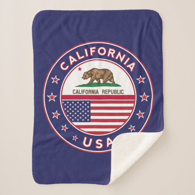 California Blanket (blue version) Sherpadecke (Vorderseite)