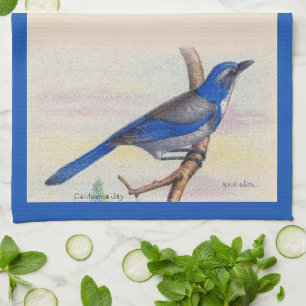 California Blue Jay Kitetücher Geschirrtuch