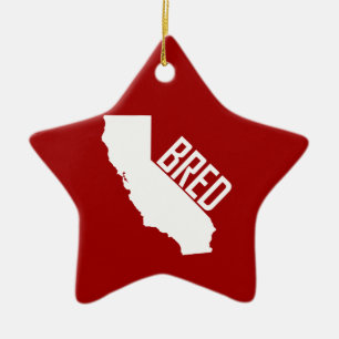 California Bred Keramik Ornament