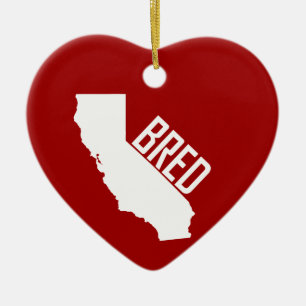 California Bred Keramikornament