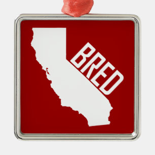 California Bred Silbernes Ornament