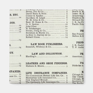 California Business Index Magnet