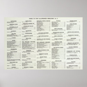 California Business Index Page Poster