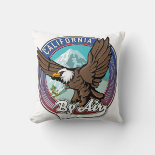 California By Air Reise-Patch  Kissen