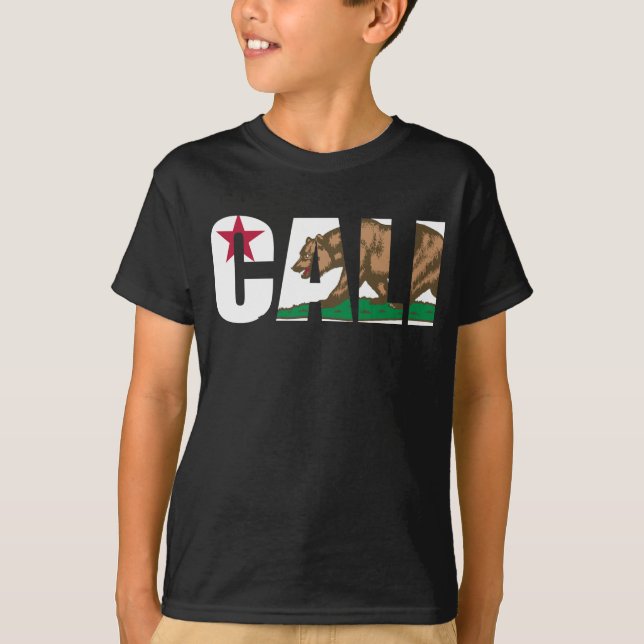 California Cali Flag T-Shirt (Vorderseite)