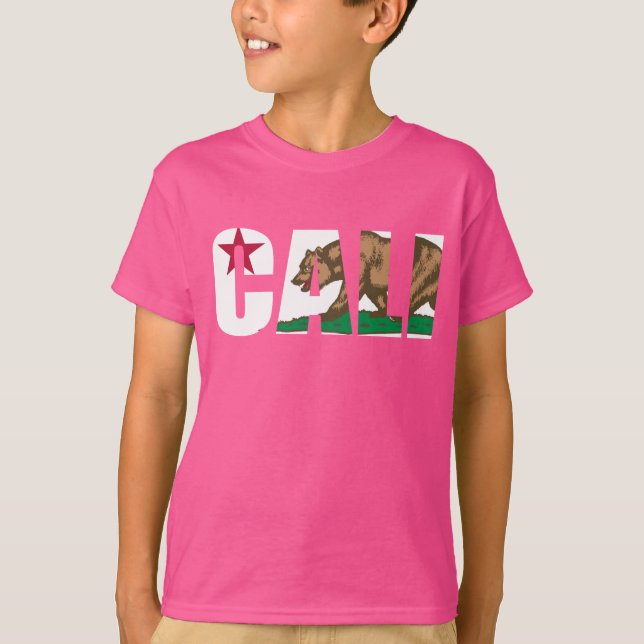 California Cali Flag T-Shirt (Vorderseite)