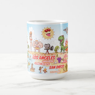 California Cartoon Paradise Tasse