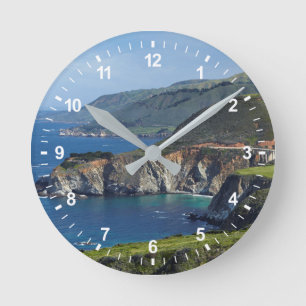 California Central Coast Runde Wanduhr