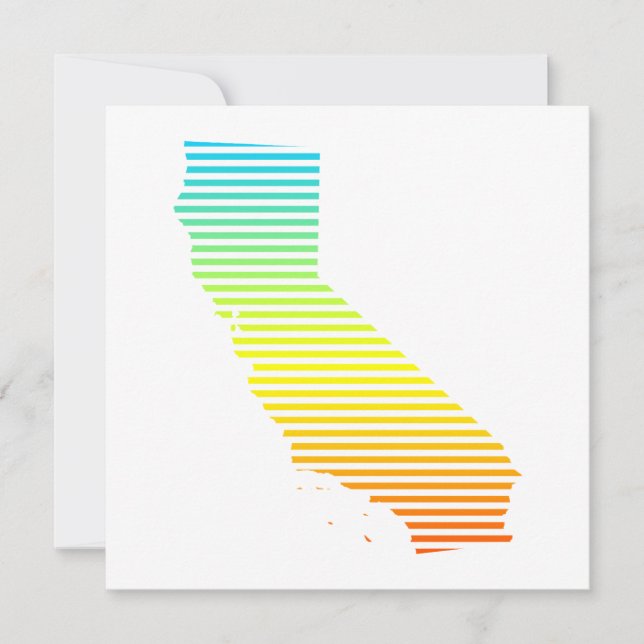 California chill fade einladung (Vorderseite)