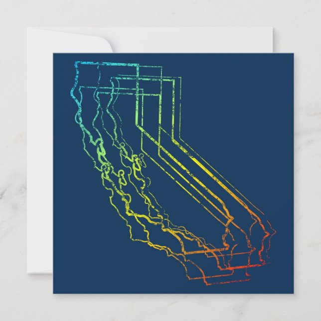 California Chillout Einladung (Vorderseite)