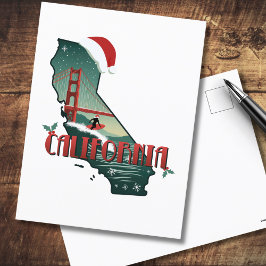 California Christmas Staat Karte Beschreibung