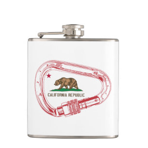 California Climbing Carabiner Flachmann