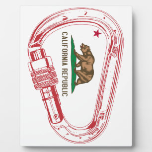 California Climbing Carabiner Fotoplatte