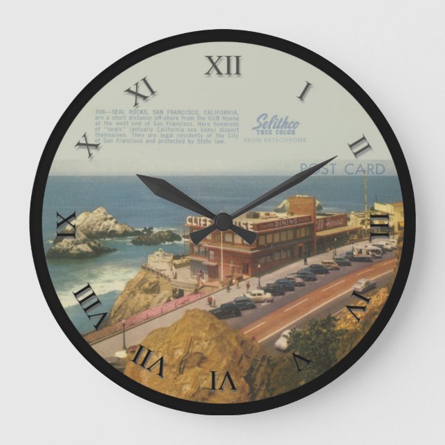 California Clock - Cliff House, San Francisco Große Wanduhr (Vorderseite)