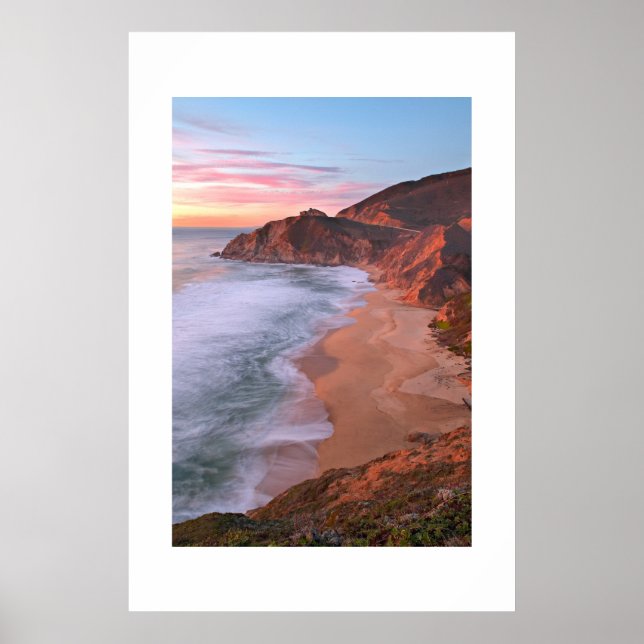 California Coast Oberhalb Pacifica Poster (Vorne)