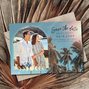 California Coastal Foto Beach Wedding Save The Date