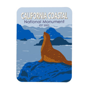 California Coastal National Monument Harbor Siegel Magnet